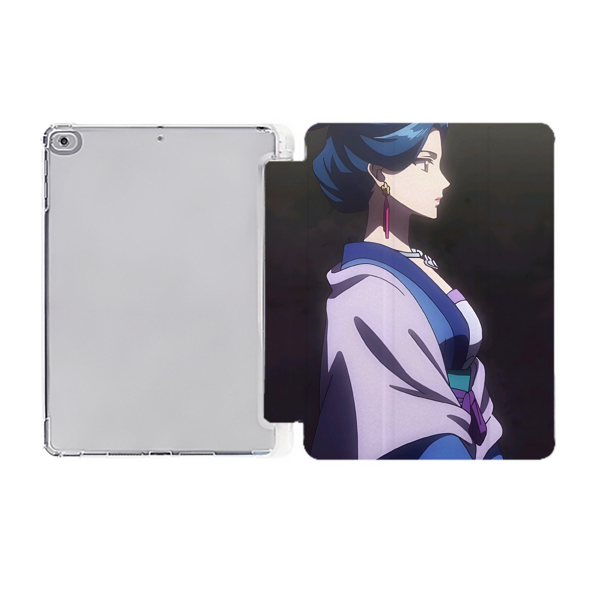 （画像用） 薬屋のひとりごと The Apothecary Diaries IPad ケース ペン収納付き 三つ折りスタンド PUレザー×シリコン 対応機種9.5/10.5/10.9インチ